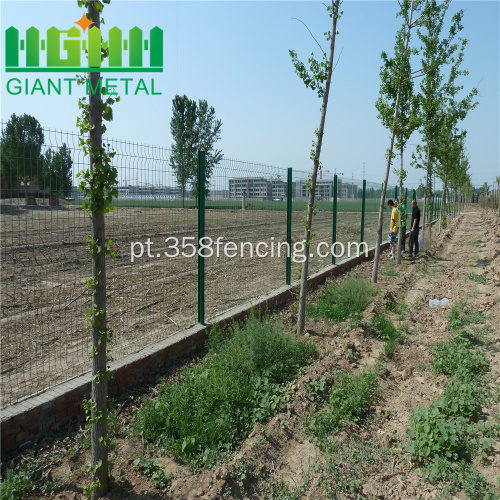 Triângulo de dobra galvanizado BRC Weld Mesh Fence